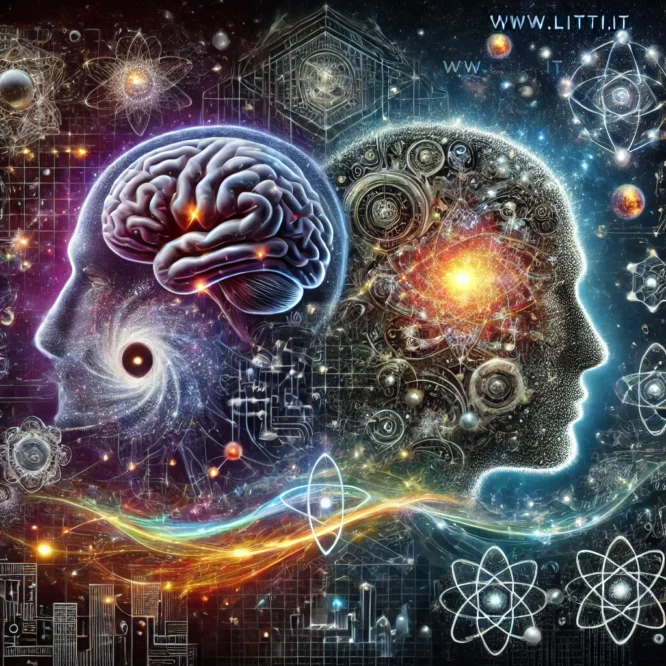 L'intreccio tra coscienza umana, intelligenza artificiale e computazione quantistica: un viaggio attraverso la conoscenza e l'evoluzione tecnologica.
